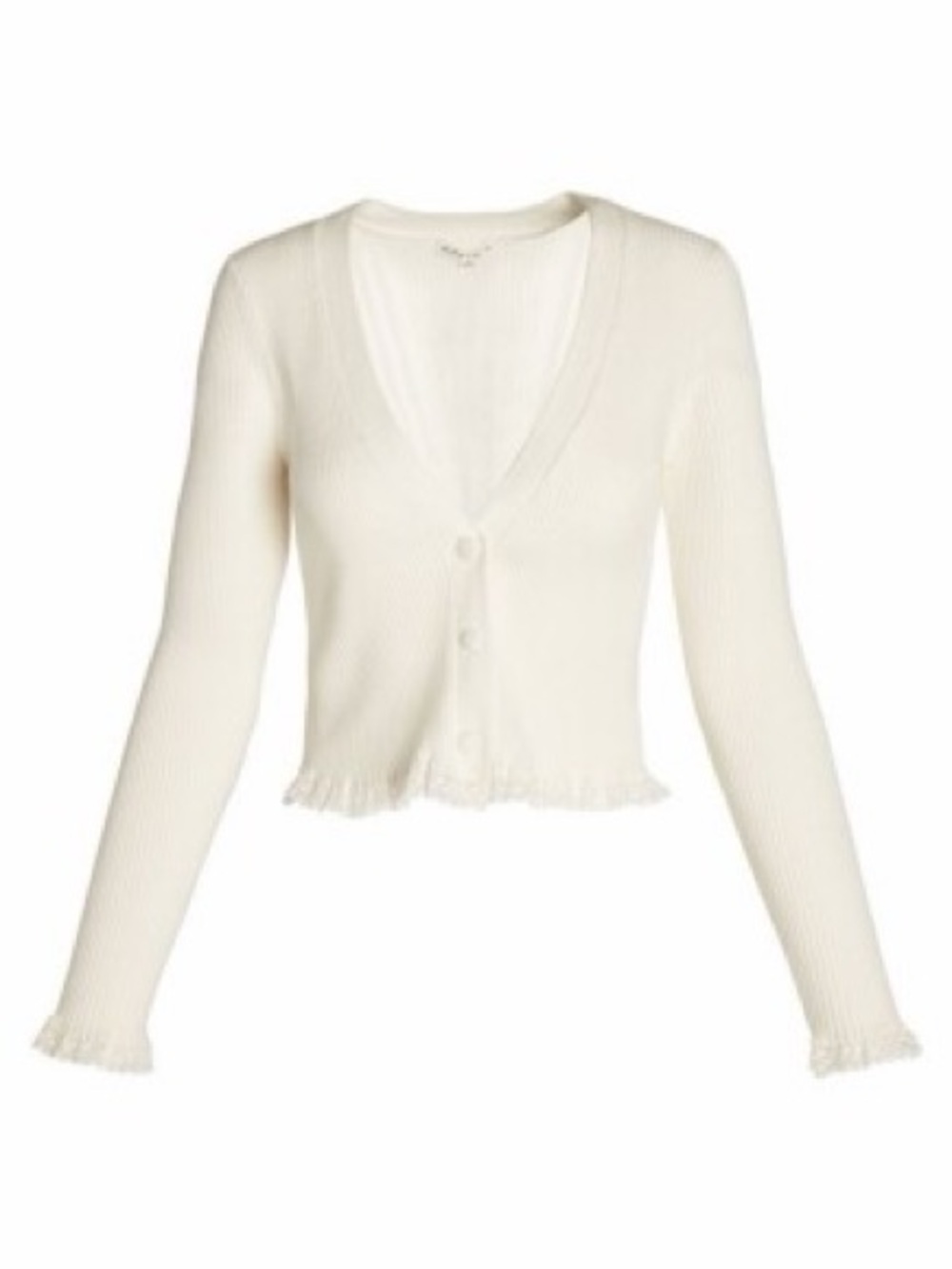 New! For Love & Lemons White Cardigan Sweater Small 57311